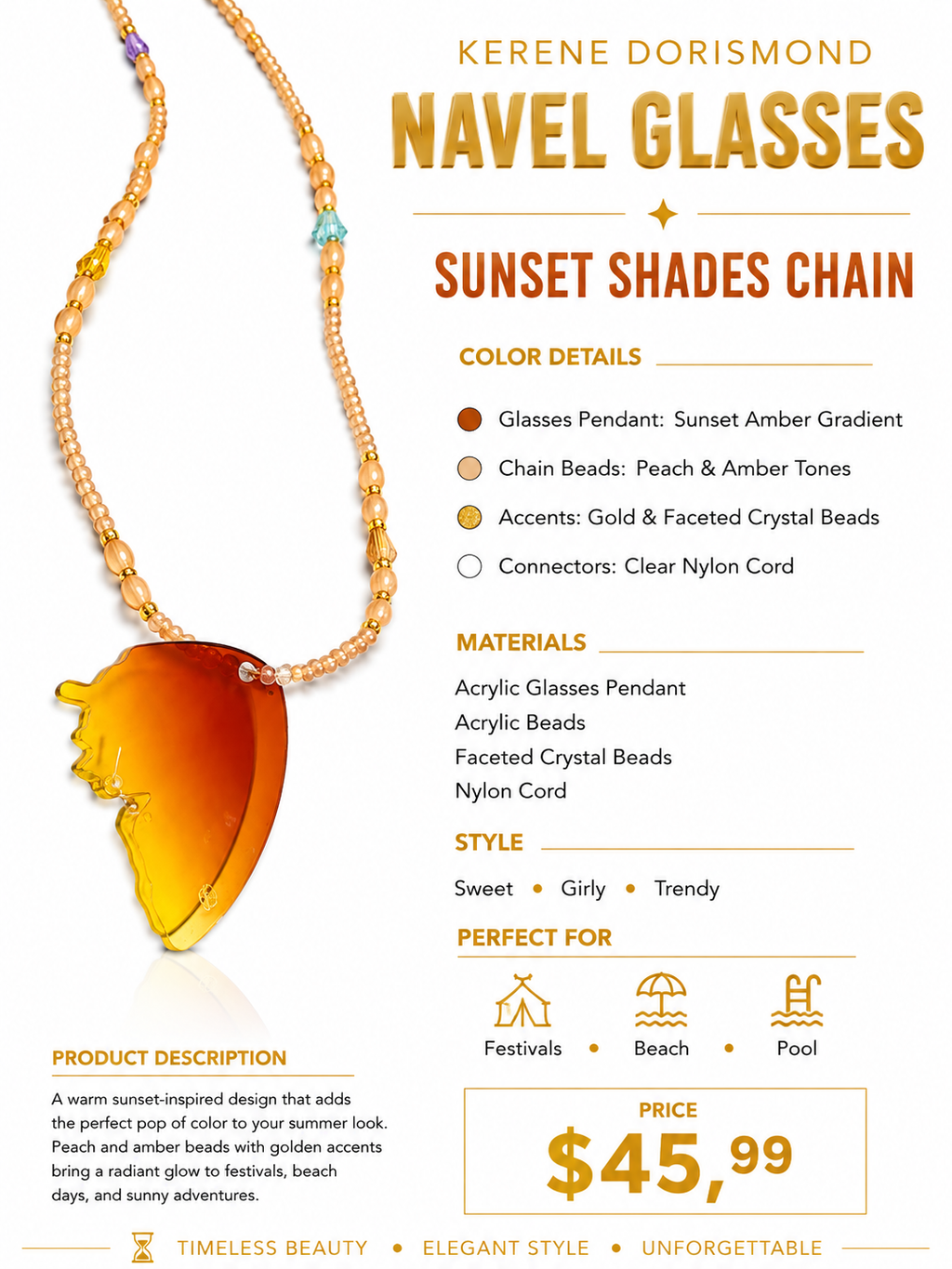 Sunset Shades Chain